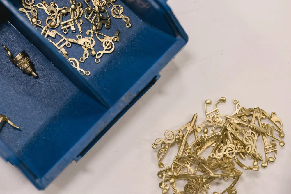 Gold Musical Notes
